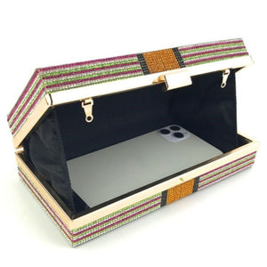 Rhinestone Ice 10,000 Dollar Bill Clutch Purse (8 Designs)