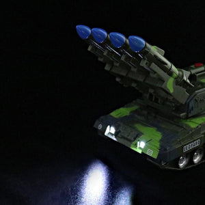 Armored Missile Military Como Tank (2 Colors) w/Battery