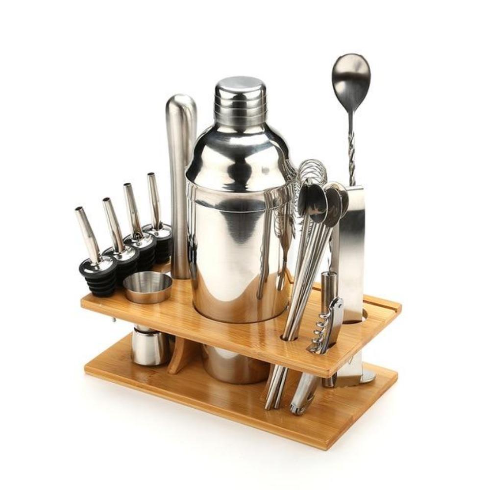 Cocktail Shaker Set Bartender Tool Kit (2 Colors) 16PCS Stainless Steel