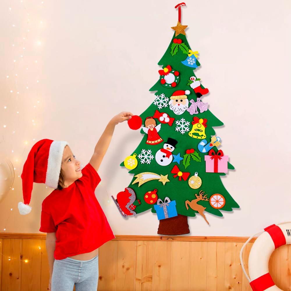 Santa DIY 3D Felt Christmas Tree (6 Designs)