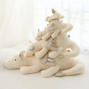 Dragon Pillow Plush Stuffed Animal (2 Colors) 4 Sizes