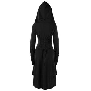 Archer Renaissance Pullover Long Hooded Dress (5 Colors) S-5XL