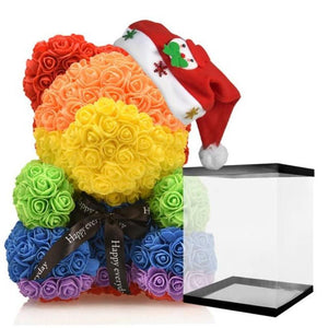 Limited Edition 2022 Merry Christmas Santa Rose Teddy Bear (34 Designs)