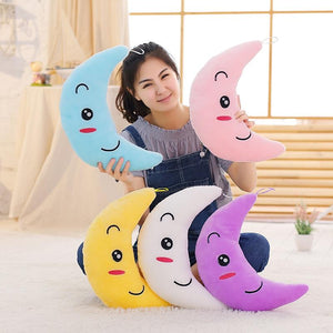 Glow Moon, Stars or Dolphin LED Light Up Plush 3D Stuffed Animal (5 Colors)