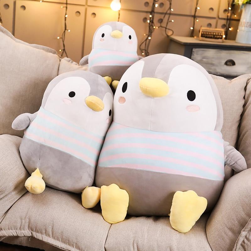 Chunk Penguin Pillow Plush 3D Stuffed Animal (3 Sizes)