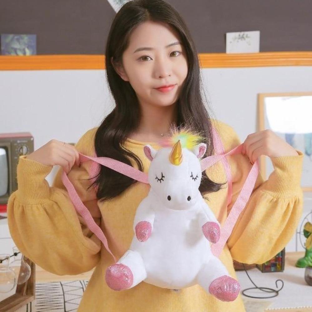 Unicorn Plush Backpack 3D Stuffed Animal