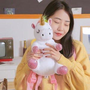 Unicorn Plush Backpack 3D Stuffed Animal