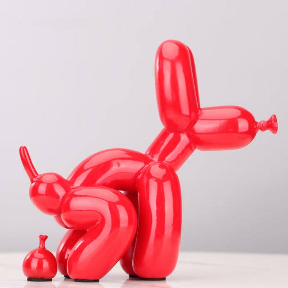 Balloon Dog Sculpture Statue Cute Animal Home Décor Desktop Ornaments Best Gift Shoppers