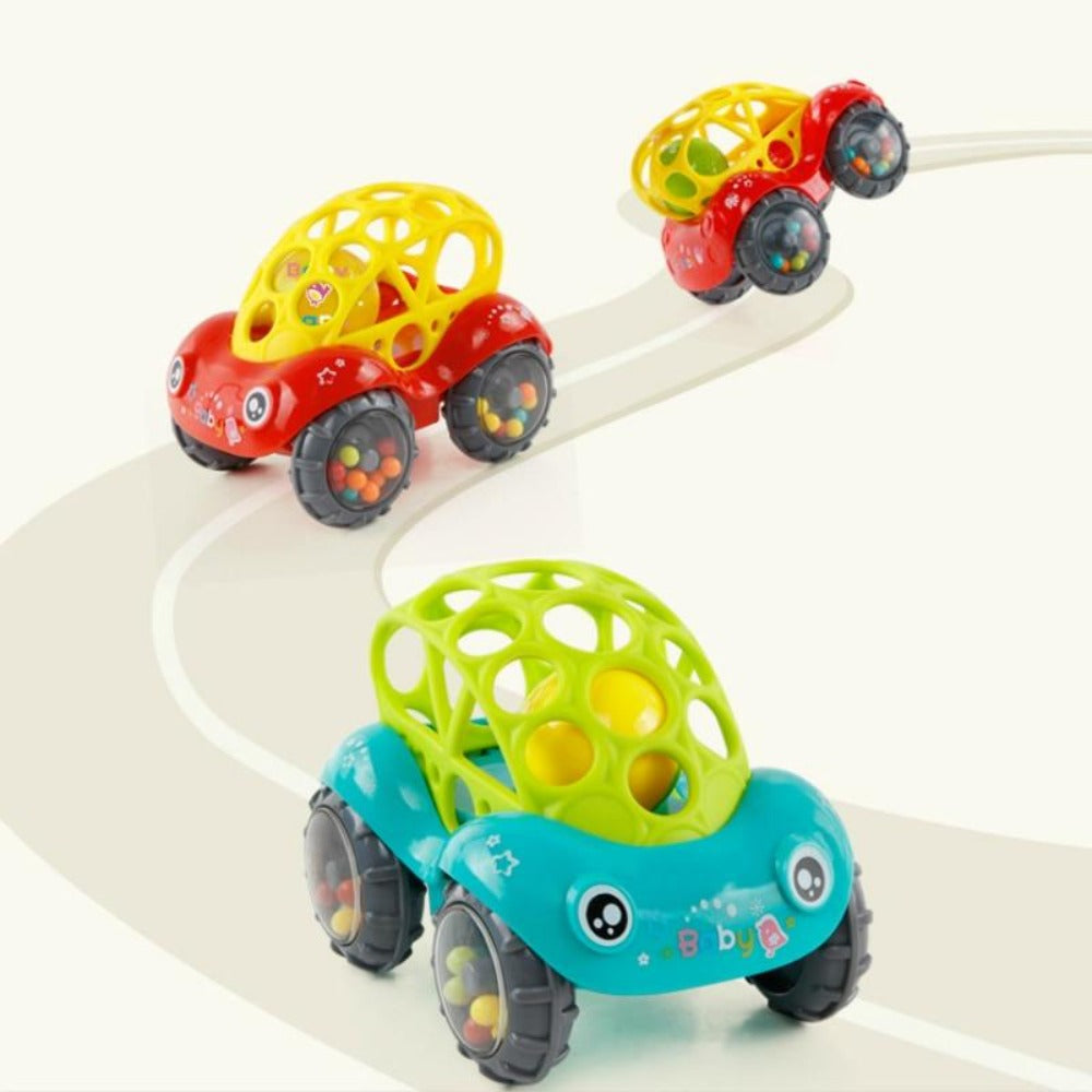 Little Hands Soft Rattle & Roll Car (2 Colors)