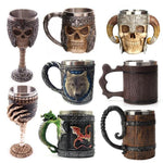 Viking Lord Knight Skull Mug (9 Styles)