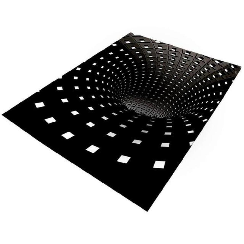 3D Vortex Portal Carpet Optical Illusion (2 Designs) Rectangle
