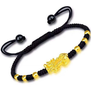 Pixiu Rope Braided Lucky Warrior Energy Meditation Bracelet (7 Colors)