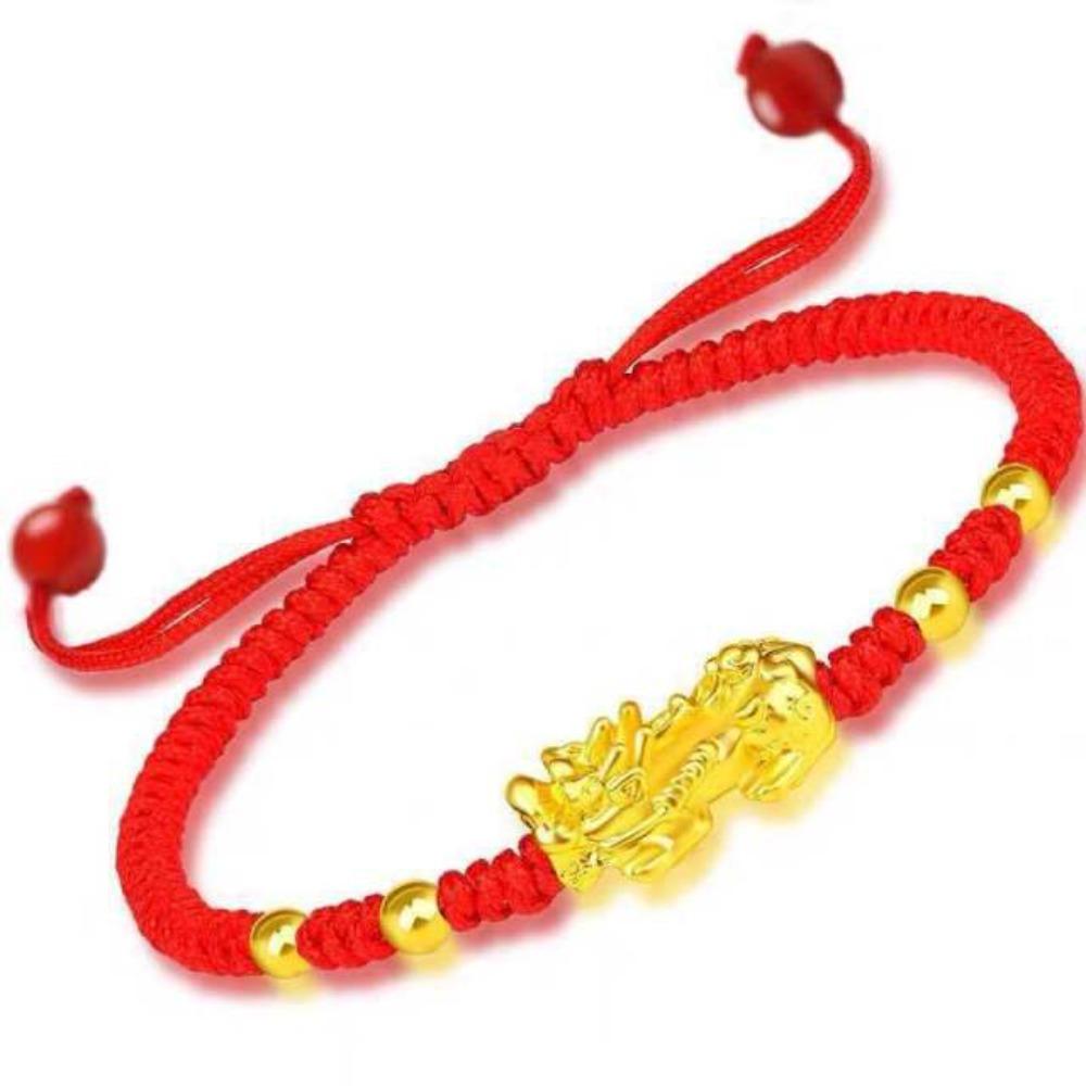 Pixiu Rope Braided Lucky Warrior Energy Meditation Bracelet (7 Colors)