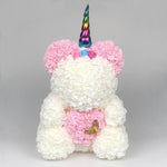 Limited Edition 2021 Unicorn Rose Bear 40cm w/Butterfly