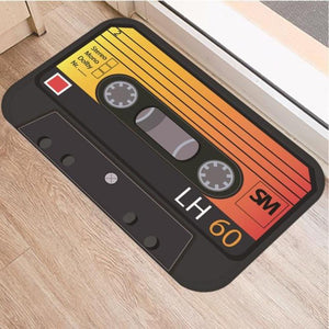 3D Cassette Tape Carpet Illusion Rug Door Mat (9 Designs)
