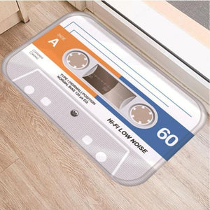 3D Cassette Tape Carpet Illusion Rug Door Mat (9 Designs)