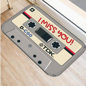 3D Cassette Tape Carpet Illusion Rug Door Mat (9 Designs)