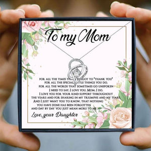 To My Mom: I Love You To The Moon and Back Necklace Pendant w/Gift Box(11 Designs)