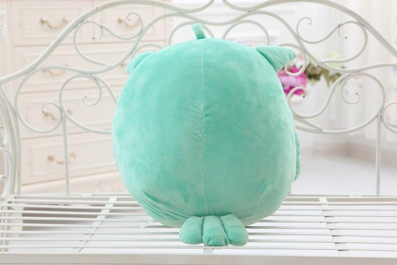 Sleepy Owl Pillow Plush 3D Stuffed Animal (2 Colors)