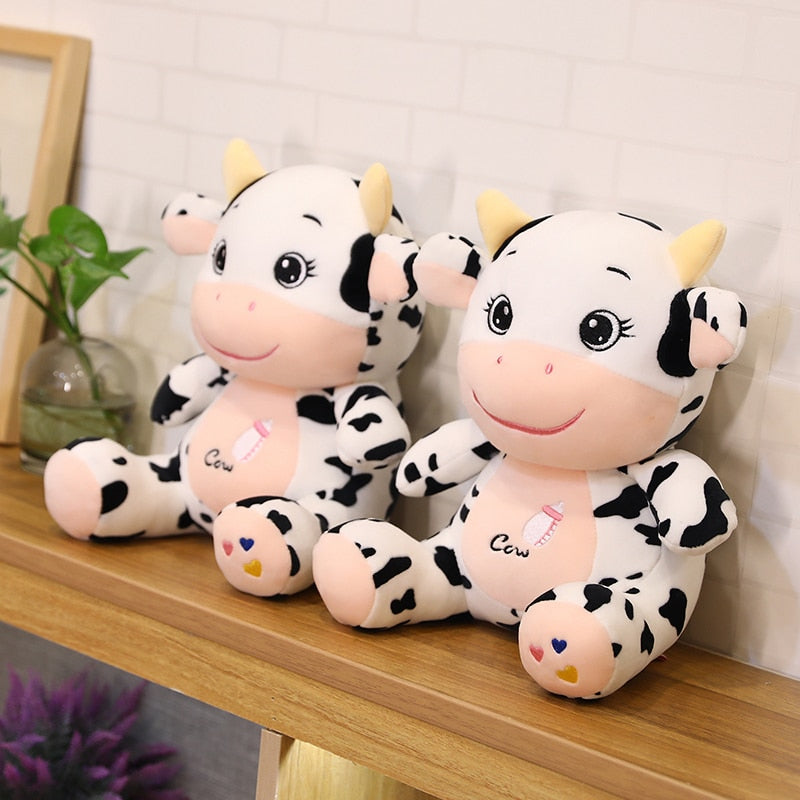 Baby Cow Calf Pillow Plush Stuffed Animal (2 Sizes)