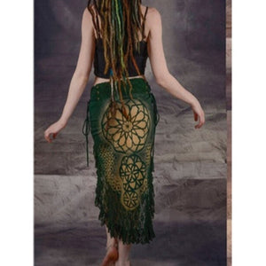 Renaissance Retro Princess Belly Dance Skirt (S-XXL) Blue Green Auburn Red Army Green Best Gift Shoppers