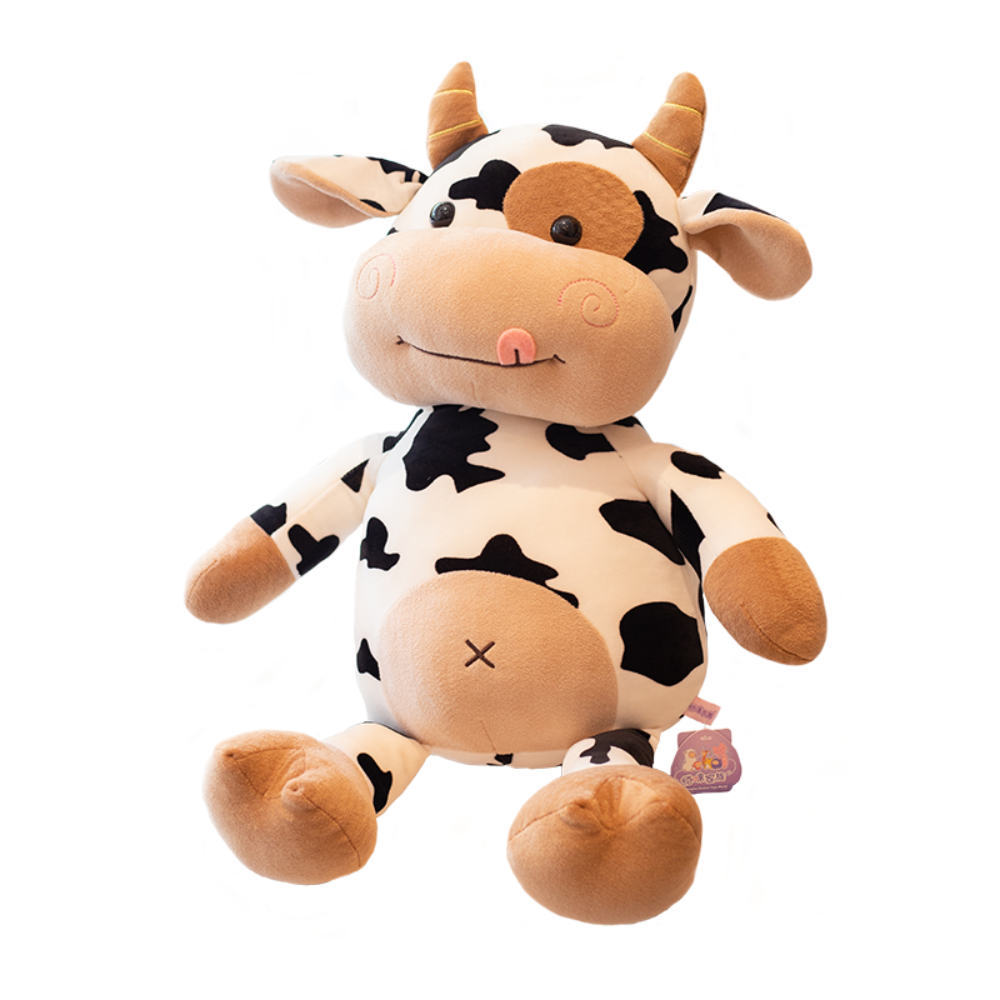 Baby Cow Calf Pillow Plush Stuffed Animal (4 Sizes)