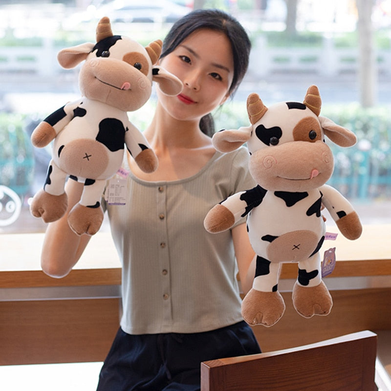 Baby Cow Calf Pillow Plush Stuffed Animal (4 Sizes)