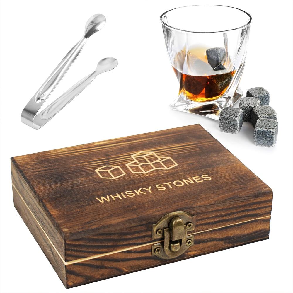 Whisky Granite Stones Gift Set (9 PCS Sets)