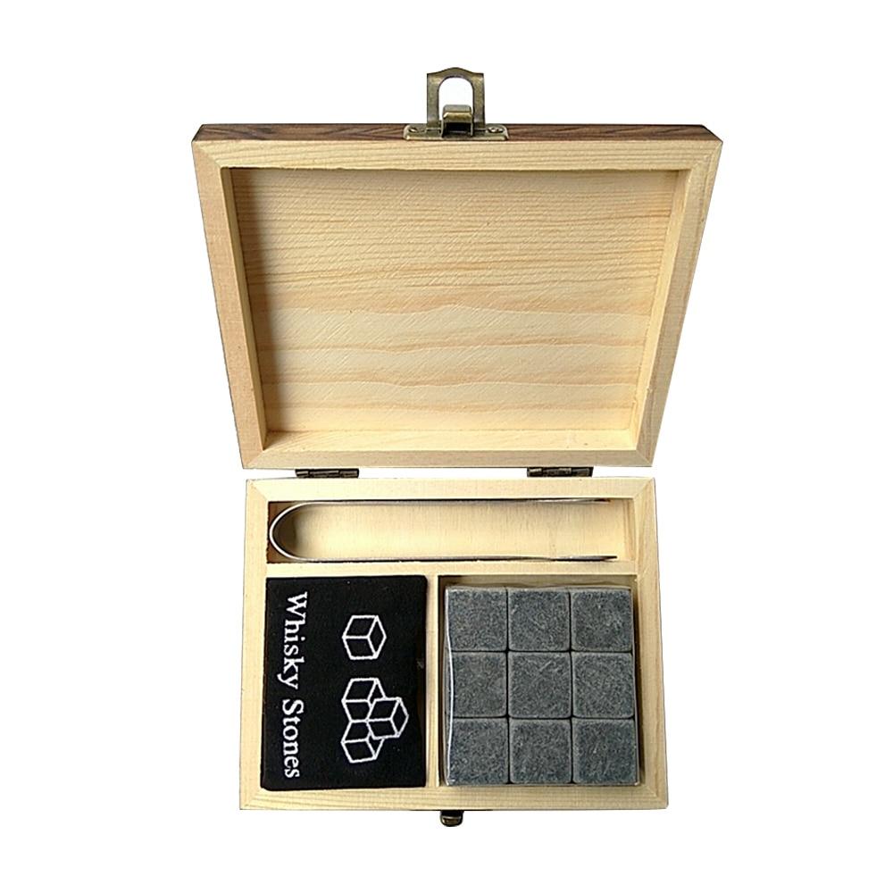 Whisky Granite Stones Gift Set (9 PCS Sets)
