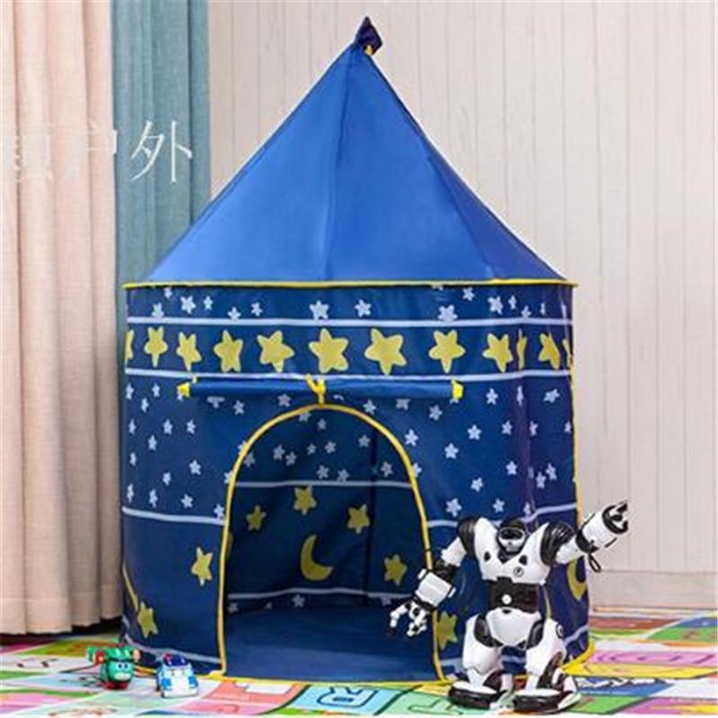 EZ Pop Up Fairy Tale Tent Castle (Pink or Blue) Children's Play House
