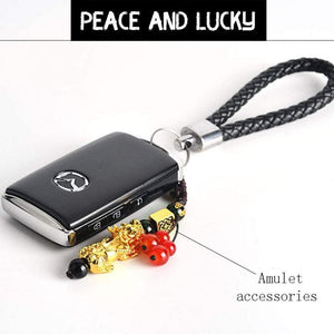 Pixiu Beast Lucky and Wealth Keychain Car Key Pendant Charms