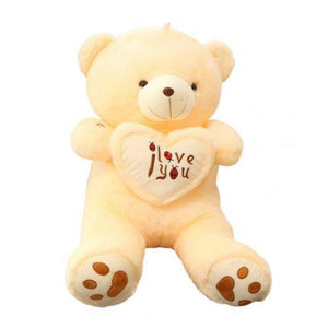 I Love You Teddy Bear LED Light Up Plush Stuffed Animal (2 Colors) 50cm