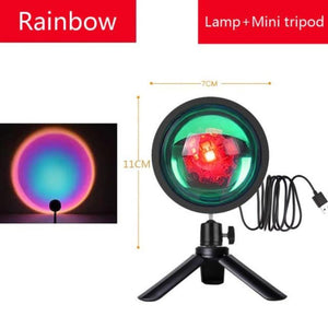 Sunset Projection Lamp with Tripod (9 Styles) USB Powered