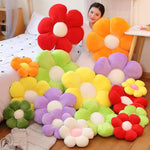 Flower Fur Pillow Plush Stuffed Toys (13 Colors & 3 Sizes)