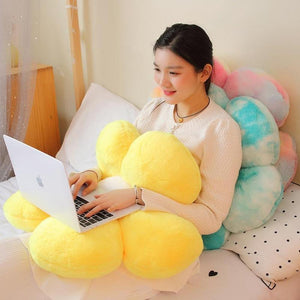 Flower Fur Pillow Plush Stuffed Toys (13 Colors & 3 Sizes)