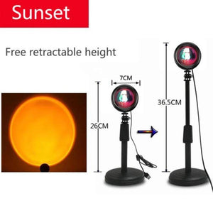 Sunset Projection Lamp with Tripod (9 Styles) USB Powered