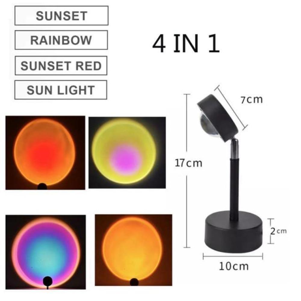 Sunset Projection Lamp with Tripod (9 Styles) USB Powered
