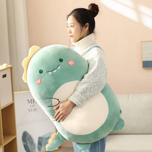 Kawaii Unicorn Dinosaur Lion Dog Pillow Plush Stuffed Animal (4 Styles & 3 Sizes)