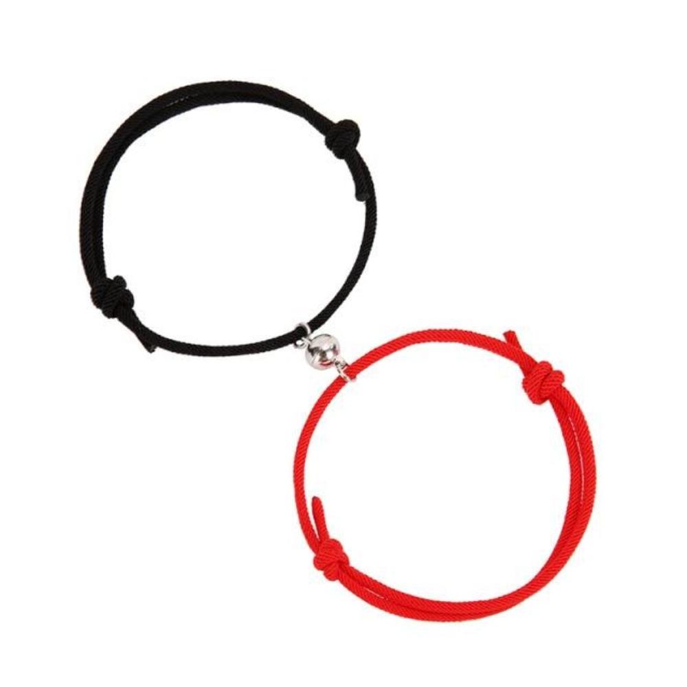 2 Pcs Attract Lover Magnets Couple Bracelets Charm Set (32 Designs)