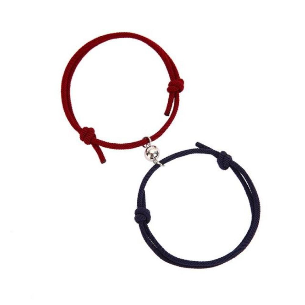 2 Pcs Attract Lover Magnets Couple Bracelets Charm Set (32 Designs)