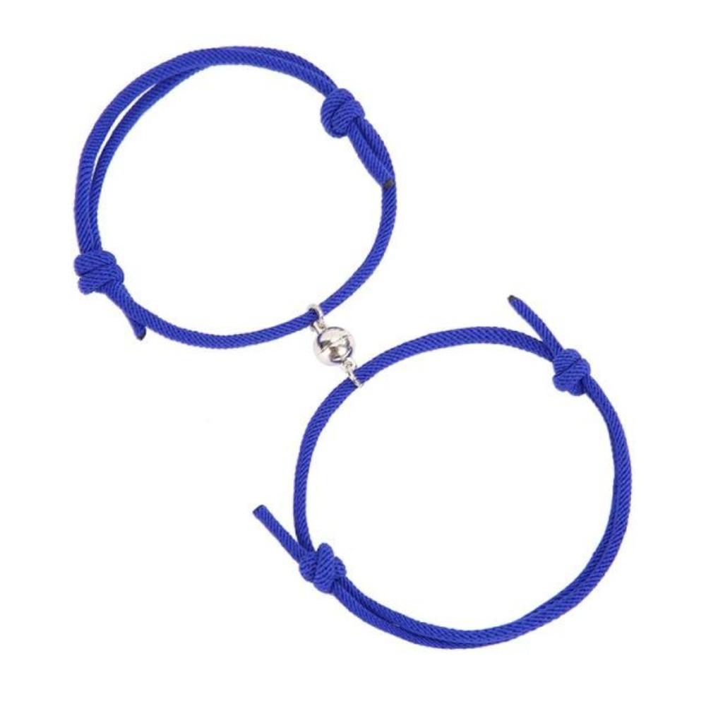 2 Pcs Attract Lover Magnets Couple Bracelets Charm Set (32 Designs)