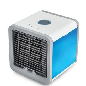 Icy Portable Cooler Cube USB Powered With 7 Color LED Cools Humidifies Filters Air