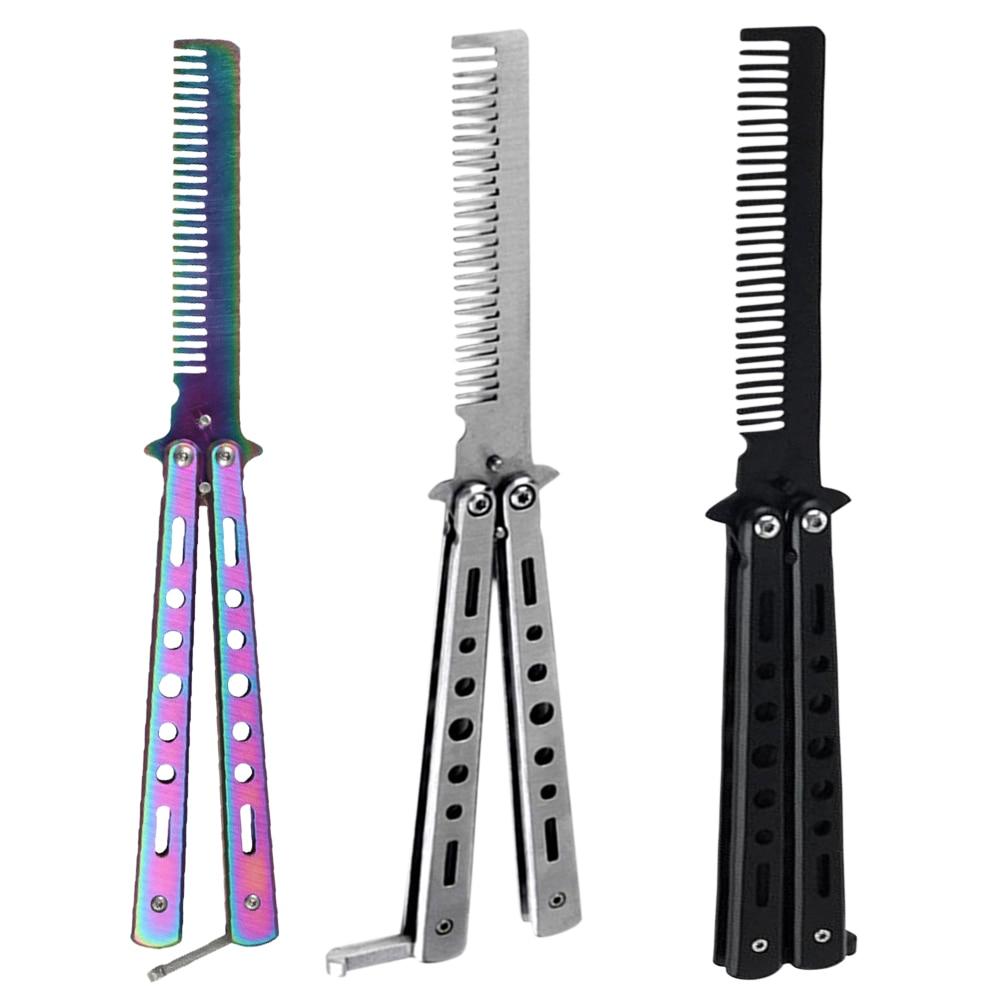 Butterfly Practice Comb Stainless Steel (3 Colors)