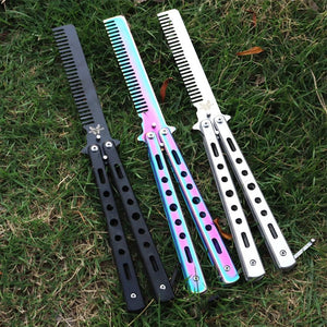 Butterfly Practice Comb Stainless Steel (3 Colors)