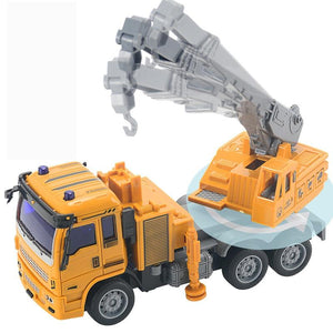 Remote Control Fire Truck or Construction Excavator Tractor Backhoe (6 Designs Rechargeable)