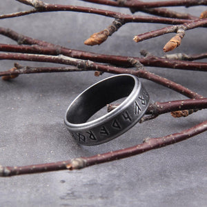 Viking Odin Norse Power Rune Or Valknut Symbol Stainless Steel Ring (2 Designs)