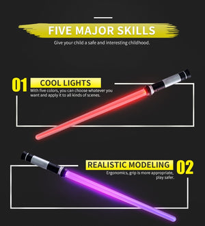 Color Changing Light Sabers (2 Pack or 4 Pack) W/Sound Effects