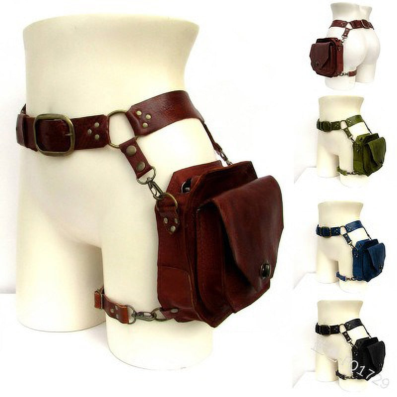 Renaissance Medieval Belt Satchel Pouch Bag Side Pack (3 Colors)