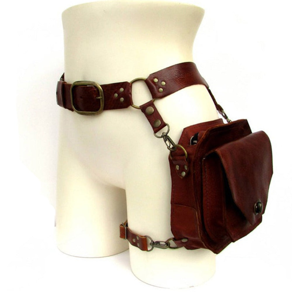 Renaissance Medieval Belt Satchel Pouch Bag Side Pack (3 Colors)