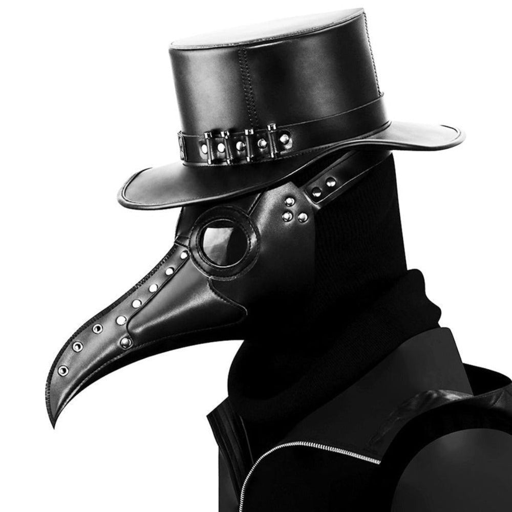 Halloween Plague Doctor Death Mask Scary Costume Cosplay Grim Reaper